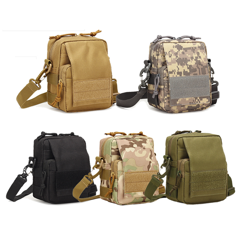 Taktische, wasserdichte Mini-Crossbody-Camouflage-Schultertasche zum Mitnehmen