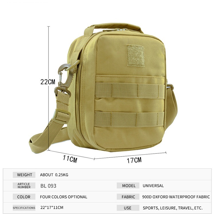 Taktische medizinische Feldschlinge Militär Molle Crossbody Tarntasche