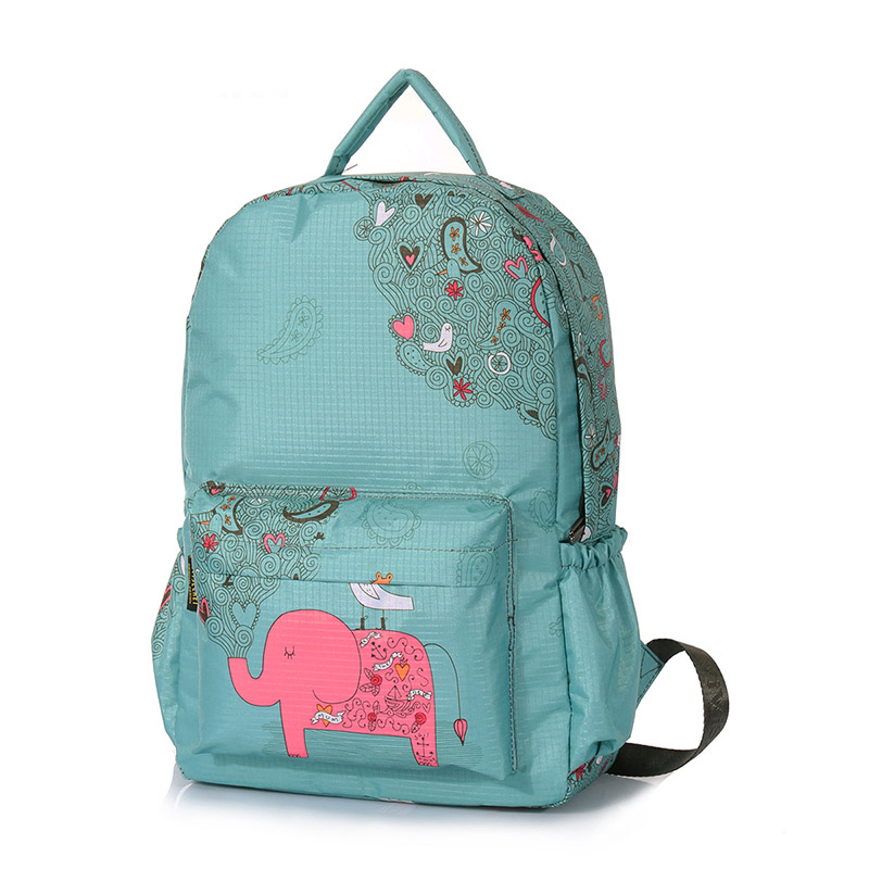 Kundenspezifischer Polyester gedruckter Karikatur-Schultaschen-Sublimations-Rucksack