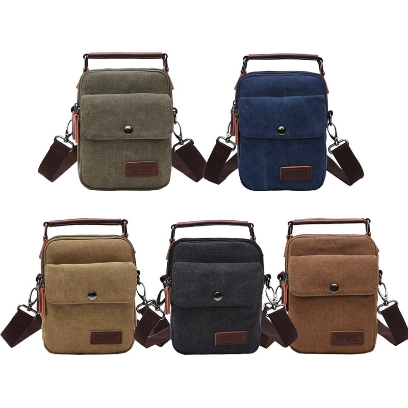 benutzerdefinierte einfache tote canvas messenger schulter riemen tasche