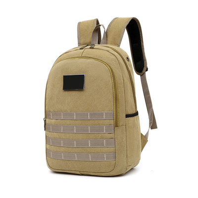 Einfache Retro-Unisex-Laptop-Rucksacktasche aus Segeltuch