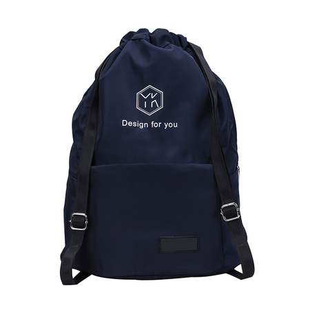 Tragbare Fitnessstudio Sports Backpack Draw String Customtasche 