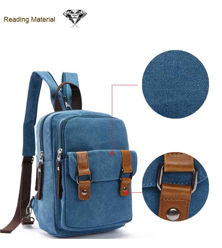 Mini-Laptop Canvas Bag Rucksack im Winter