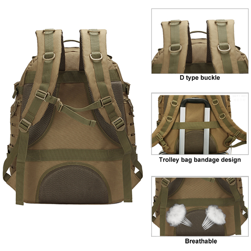 Military Molle Army Rucksack Radfahren 45L taktischer Rucksack