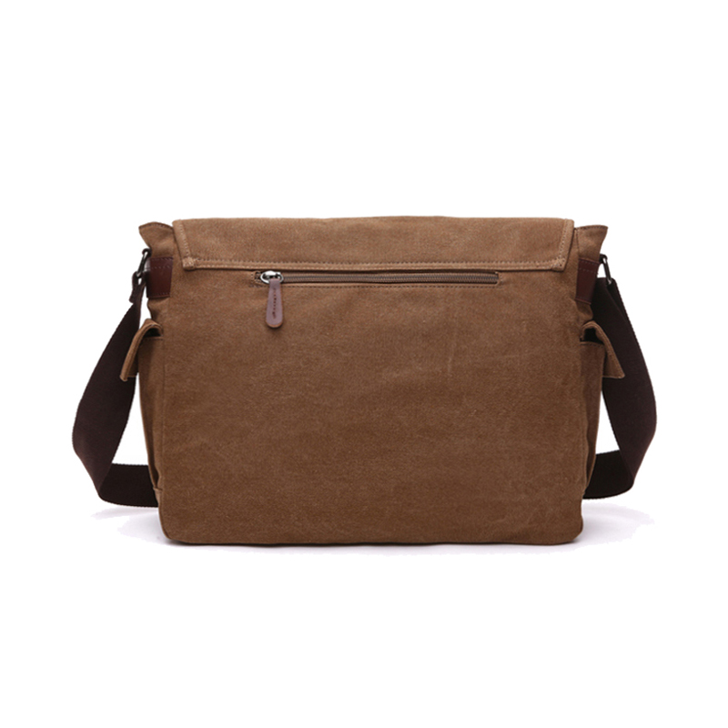 Canvas Satchel Messenger Schulter Umhängetasche Schultasche