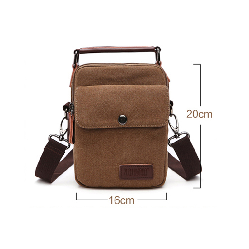 benutzerdefinierte einfache tote canvas messenger schulter riemen tasche