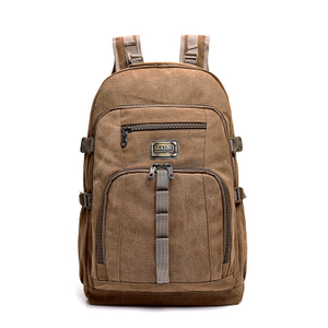 Canvas Schul-Laptop-Rucksack strapazierfähige Rucksack-Notebook-Tasche