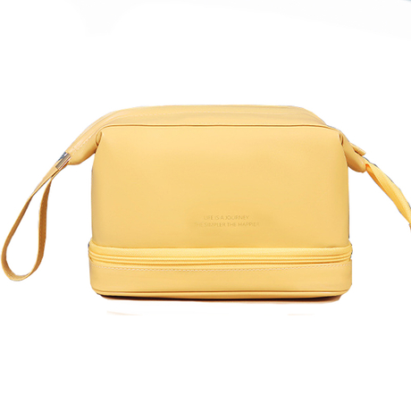 Wasserdichte tragbare Reise-Make-up-Organizer-Kosmetiktasche aus PU 