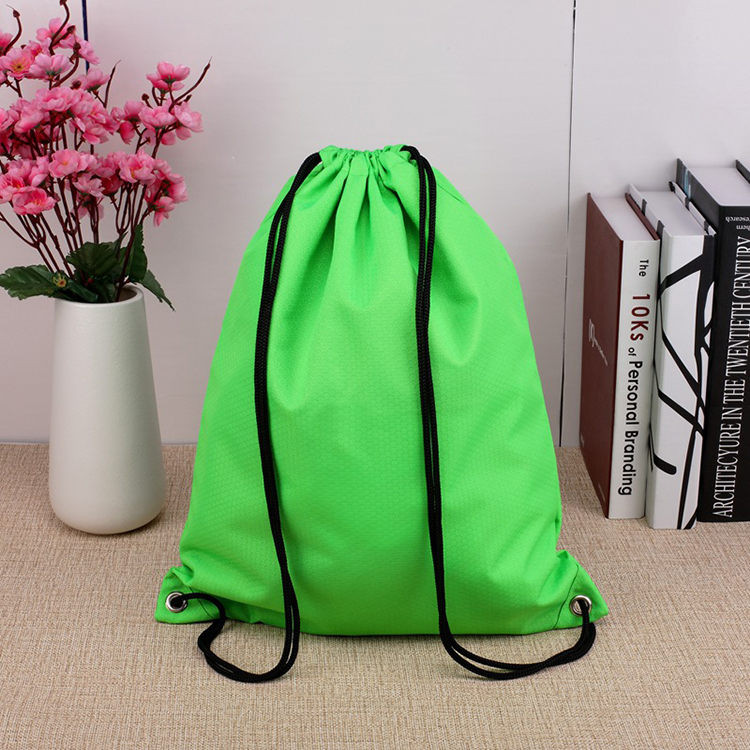 Polyester Werbung Sport Rucksack wasserdichtes Zeichnungskordelkassettenbeutel