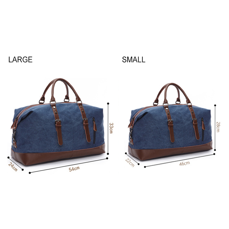 Custom Weekend Overnight Men Travel Canvas Seesack