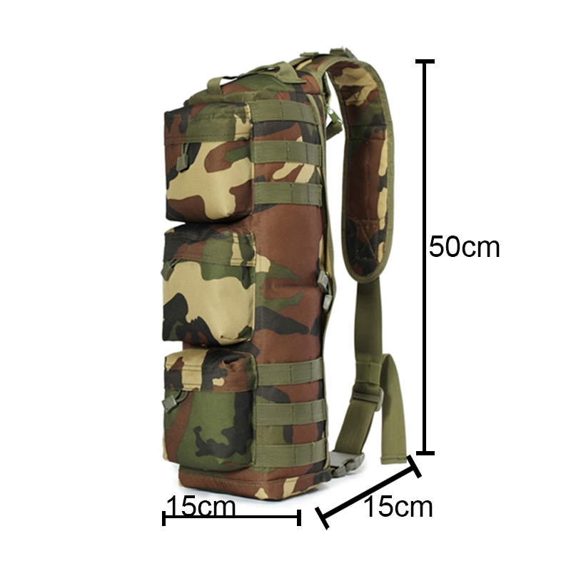 Militärarmee-Rucksack, strapazierfähige Reise-Camouflage-Umhängetasche