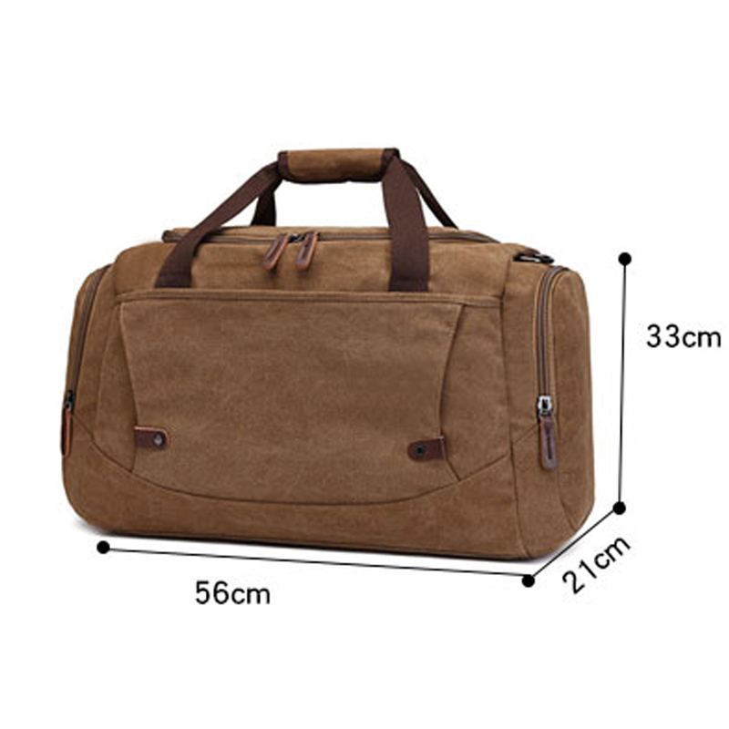 Reise-Wochenendtasche aus Canvas für Herren