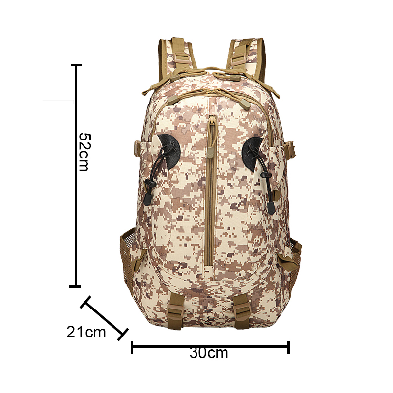 Robuster taktischer Camouflage-Taschenrucksack für Wüsten-Digitalkameras