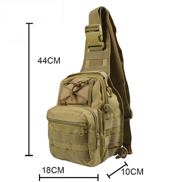 Herren Sling Rucksack Crossbody Camouflage Messenger Brusttasche