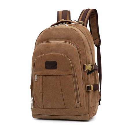 Vintage Reise Leinwand Computertasche tragbarer Sportrucksack