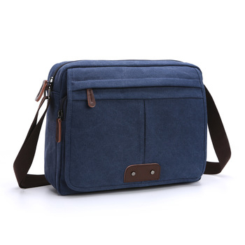 Männer schleudern Schulter -Crossbody -Messenger -Leinwandtasche