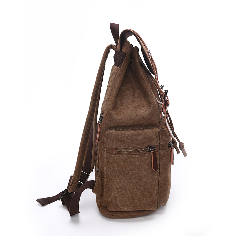 kleiner Coffee Canvas Rucksack für die Jugend