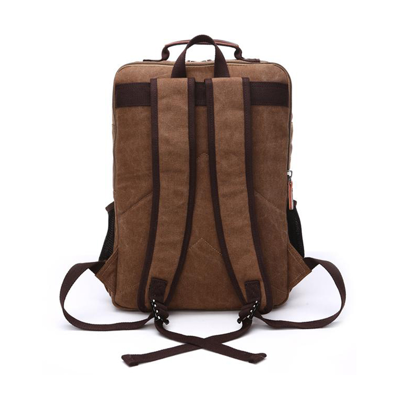 gute Qualität Khaki Canvas Rucksack für die Arbeit