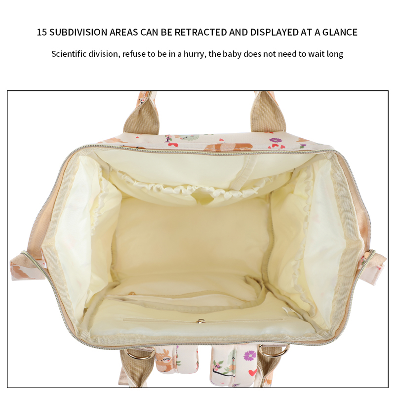 Private Label Polyester gelb Wickeltasche für Babys