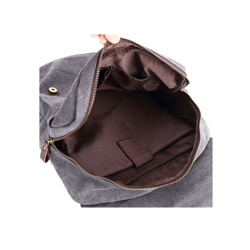 Laptoptasche aus echtem Leder mit Taschen