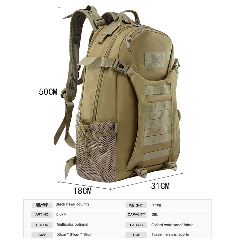 Wasserdichter Mochila-Armee-Militärrucksack für taktische Outdoor-Männer