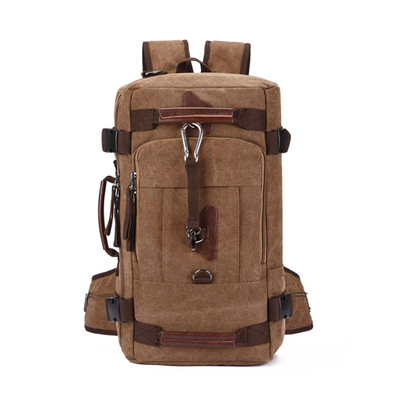 Canvas Bagpack Retro Haversack Wanderrucksack für die Schule