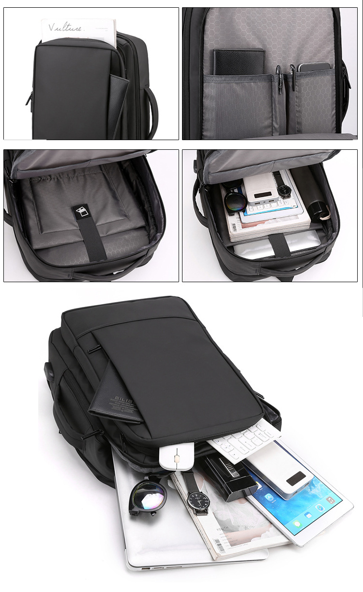 benutzerdefinierte Laptop-Outdoor-Studenten-Rucksacktasche mit USB