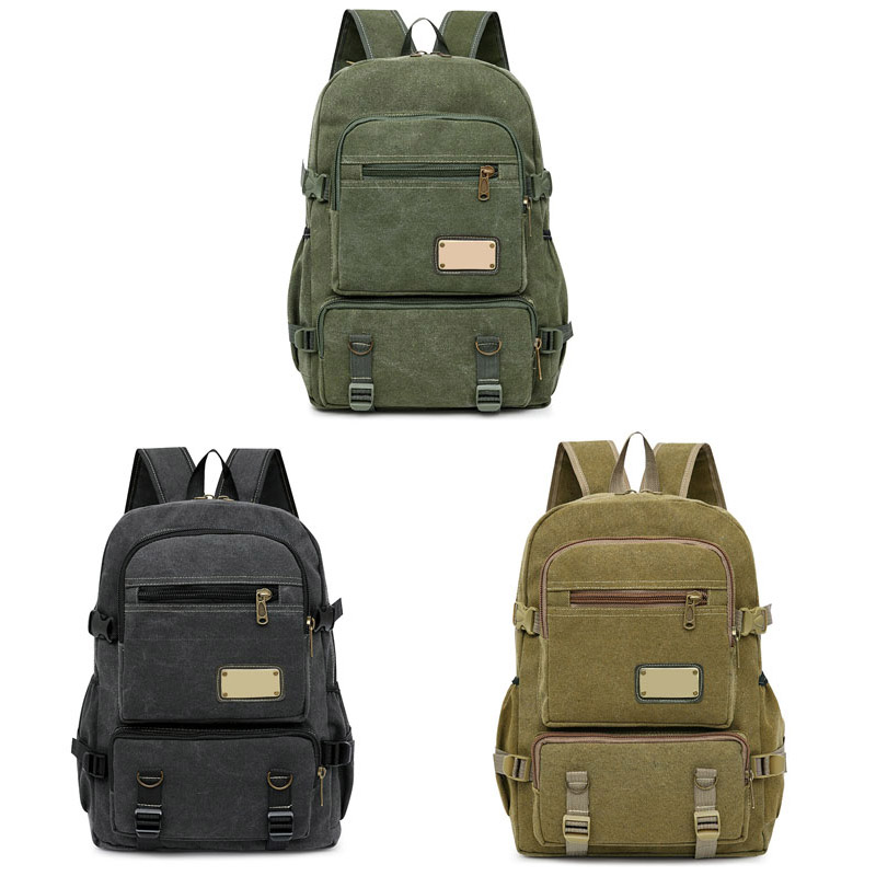 Fabrik-Reisetasche mochila gewaschener Canvas-Rucksack für Herren