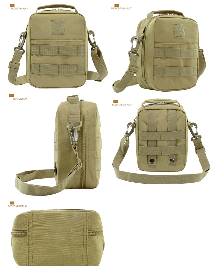 Taktische medizinische Feldschlinge Militär Molle Crossbody Tarntasche