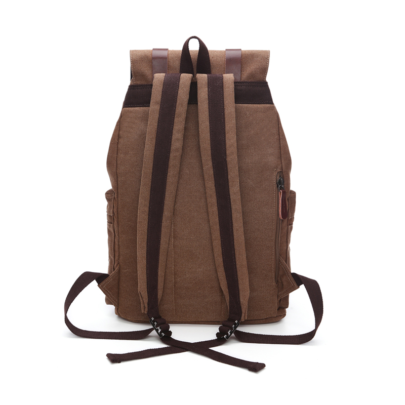 kleiner Coffee Canvas Rucksack für die Jugend