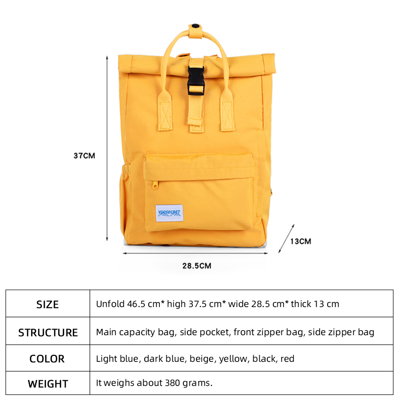 Benutzerdefinierte Unisex Teenager-Mädchen Schultaschen Frauen Rucksack