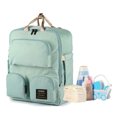 Mutter Rucksack Fancy Green Wickeltasche für Baby