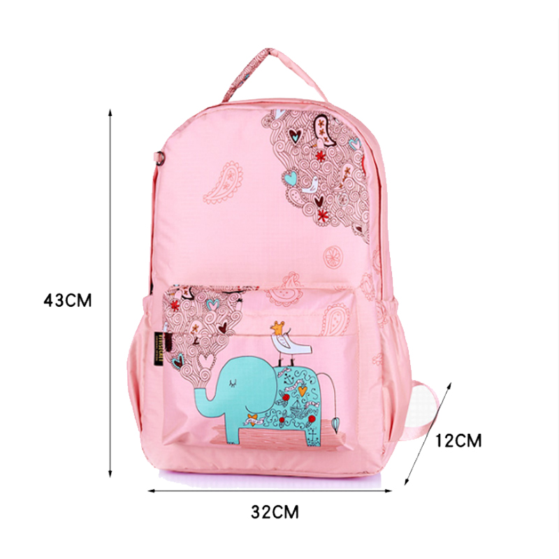 Kundenspezifischer Polyester gedruckter Karikatur-Schultaschen-Sublimations-Rucksack