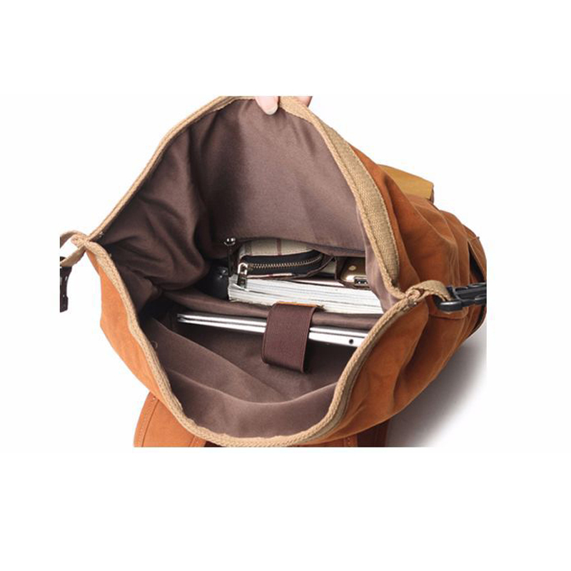 unisex packsack frauen baumwolle bookbag canvas bag rucksäcke