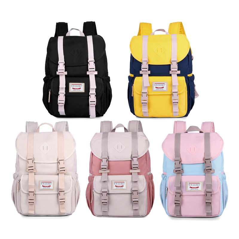 Herstellung weiblicher Bagpack Student Nylon Laptop Custom Rucksack