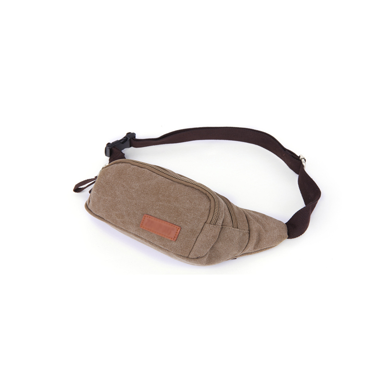 Männer Blank Fanny Pack Travel Canvas Gürteltasche