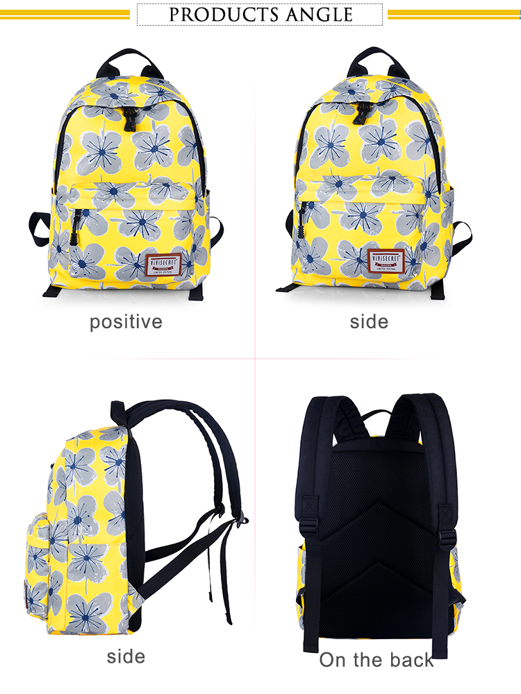 Kid Polyester bedruckter Bagpack Travel Custom School Rucksack