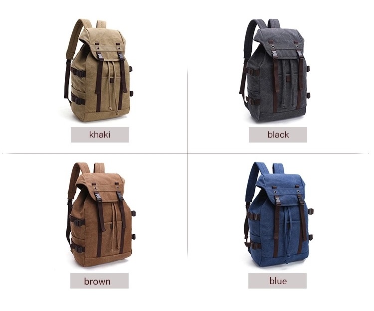 Gute Qualität Coffee Canvas Rucksack für die Arbeit