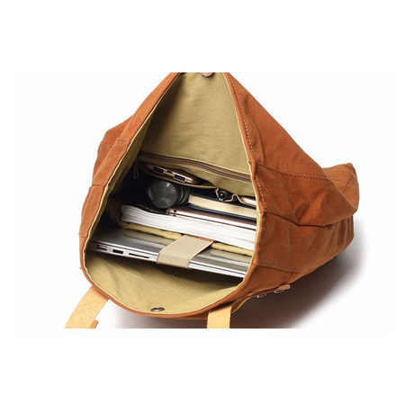 Outdoor-Rucksack, trendiger Canvas-Leder-Rucksack für Mädchen