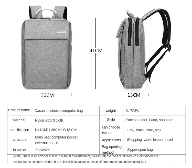 Maßgeschneiderter Oxford-Laptop-Rucksack für Geschäftsreisende