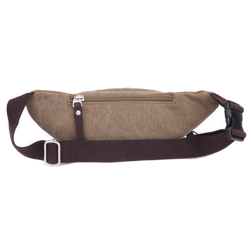 Männer Blank Fanny Pack Travel Canvas Gürteltasche