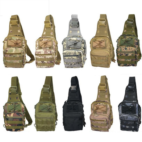 Herren Sling Rucksack Crossbody Camouflage Messenger Brusttasche