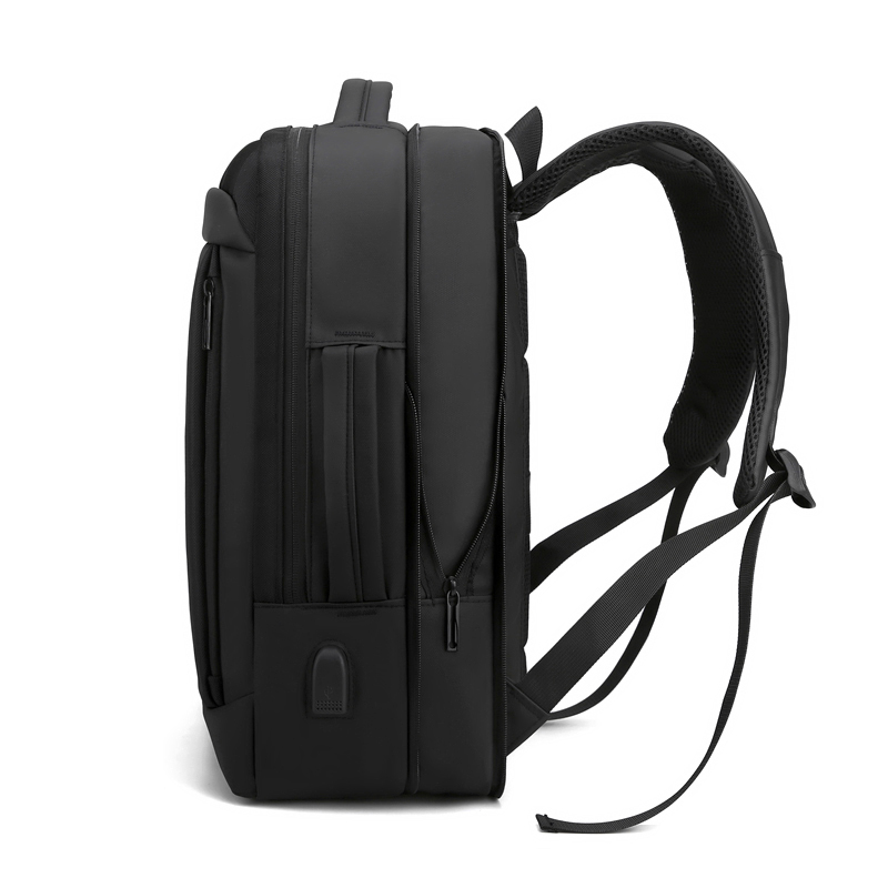 Erweiterbarer, wasserdichter Oxford-USB-Handgepäck-Business-Laptop-Rucksack